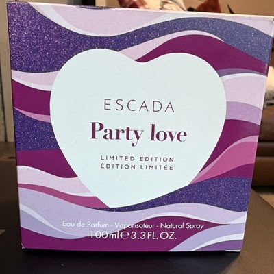  ESCADA Party Love Eau de PARFUM-Limited Edition-3.3 Fl Oz./100 ML RARE Tester