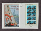 Switzerland 2003 sheet Sail/Regatta stamps (Michel 1831 Klb) nice used on FDC
