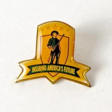 National Guard Minuteman~America~Lapel Pin~Clutch Back Clasp~Tie Tack~Hat~Vest