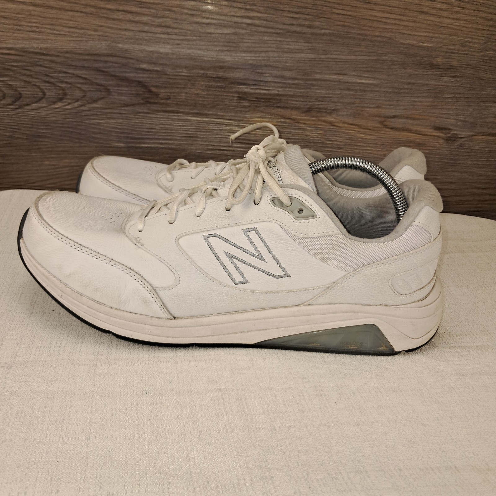 New Balance 928v3 White Leather Comfort Walking Shoes Mens Size 13 B width thumbnail 5