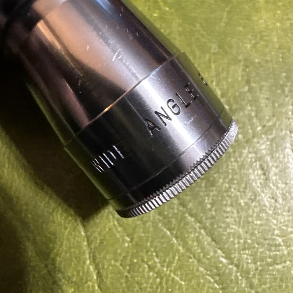 Lente gran angular para proyector de películas telescópica vintage años 50 Japón F:1,9 con cubiertas Foto 2 de 4