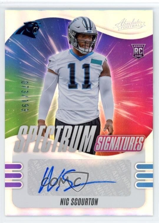 Nic Scourton Panini Absolute Spectrum Signatures #SPSNSN Base