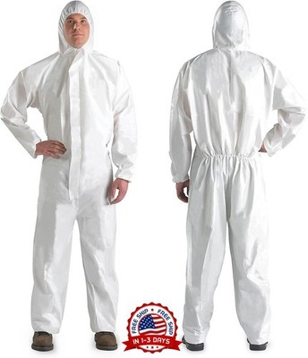 Traje de protección corporal completa desechable, 5 unidades (Blanca) nuevo us
