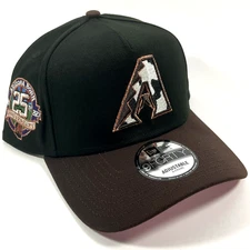 New Era AZ Diamondbacks Exclusive CATTLE COWHIDE 9FORTY A-Frame Snapback Hat Cap