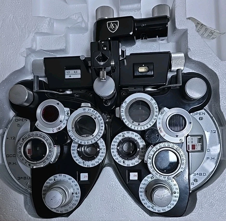 American Optical AO 11320 foróptero/refractor/SOLO PIEZAS Foto 2 de 4