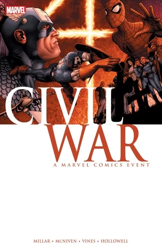 Civil War Mark Millar|Steve McNiven paperback Very Good