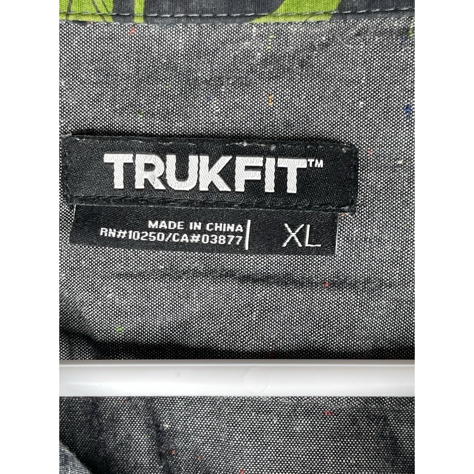 Camisetas Trukfit abotonadas para hombre talla XL ropa de calle Y2K manga larga vibrantes Foto 2 de 4