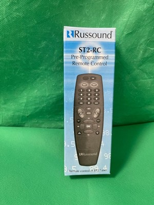 Russound ST2-RC Pre-Programmed Remote Control for ST2 Smart Tuner, NEW