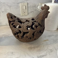 Pierre Deux Pottery Chicken Figure Or Works As Votive