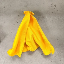 PB-CRC-YEL: 1/12 yellow Wired Collar Cape for 6" Action Figure