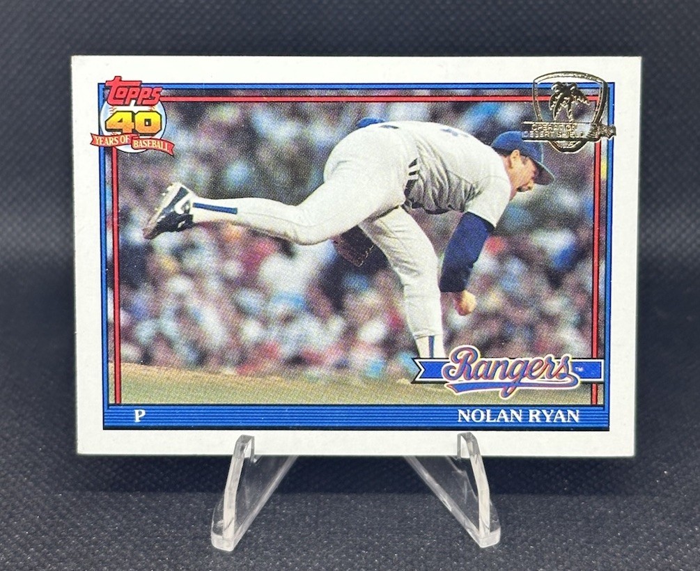 1991 Topps - Operation Desert Shield #1 Nolan Ryan