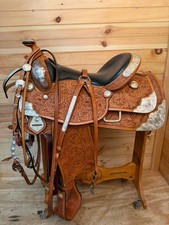 16” Reinsman Supreme Show Western Show Saddle Model 4586