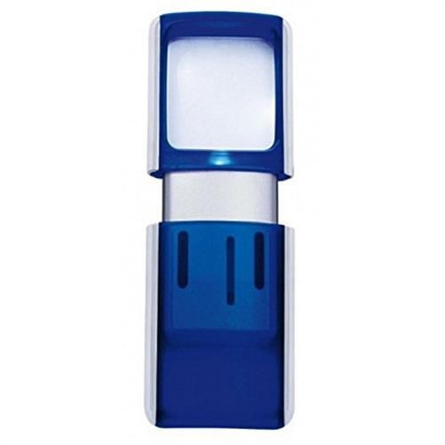 Wedo Lupe Eckig Mit Led Beleuchtung Inkl.Batterie Blau-image