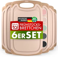 FrüHstüCksbrettchen Kunststoff 25X15 Cm Im 6Er Set - Brettchen SpüLmaschinenfest
