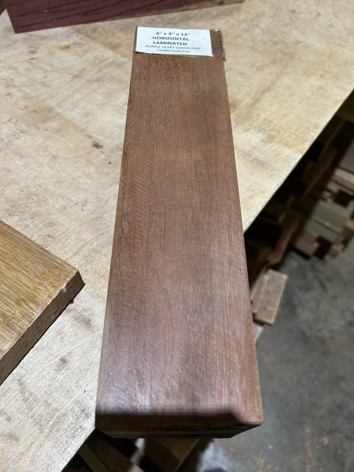 BEAUTIFUL RANDOM EXOTIC LUMBER LAMINATED TURNING LUMBER WOOD 3