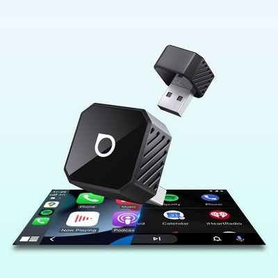 OTTOCAST Mini Pot 2026 Wireless CarPlay Android Auto Adapter 2.4G+5G Plug & Play