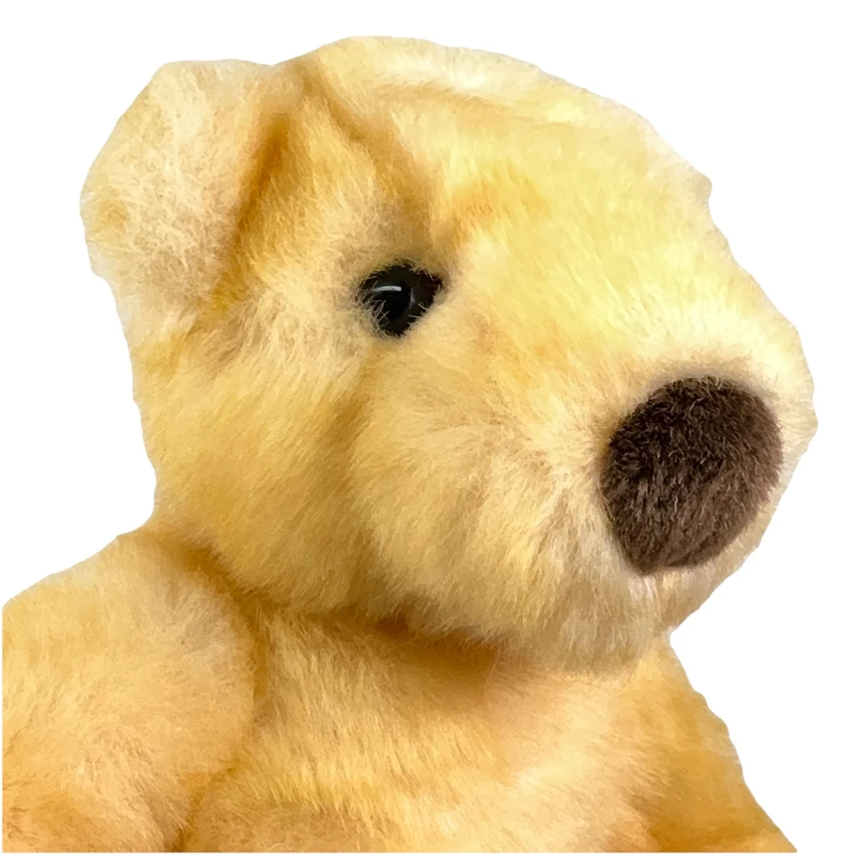 Vtg Ty 1999 Retired Plush Teddy Bear 14” Golden Stuffed Animal Toy Excellent - Image 4 of 4