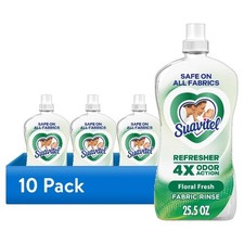 10 Pack Suavitel Refresher Fabric Rinse Odor Eliminator Softener Floral 25.5oz
