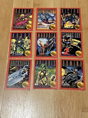 1993 Marvel X-men Series 2 Card Lot Of 9 Excellent Condition (11)