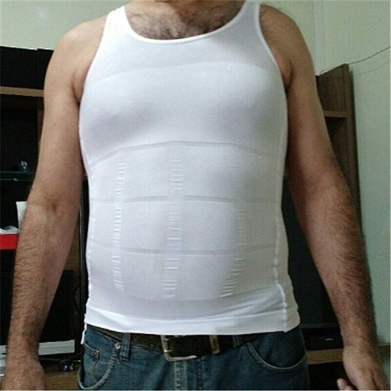Mens Compression Vest Body Shaper For Abdomen And Tummy Slimming,  Gynecomastia Corset For Back Support, Waist Trainer And Fajas Top From  Paomiao, $12.11