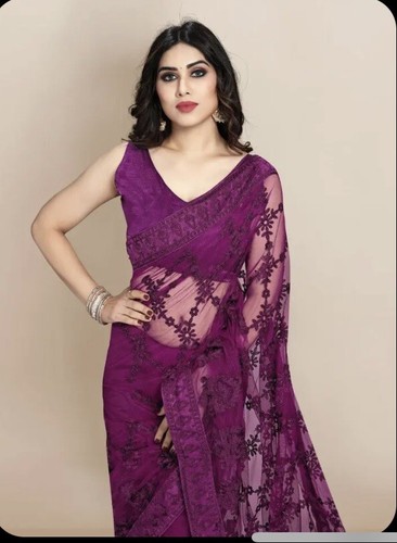 DESIGNER WEDDING PARTY WEAR SAREE SARI NEW BOLLYWOOD PAKISTANI SARI INDIAN WOMEN - Picture 2 of 3