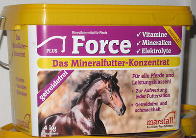 Marstall Pferdefutter Force  4 kg   Mineralfutter Konzentrat