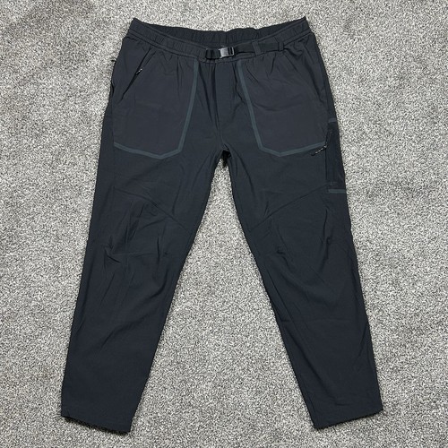 Lululemon Fleece Hiking Pants Mens 2XL XXL Black Lightweight Athleisure Trail
