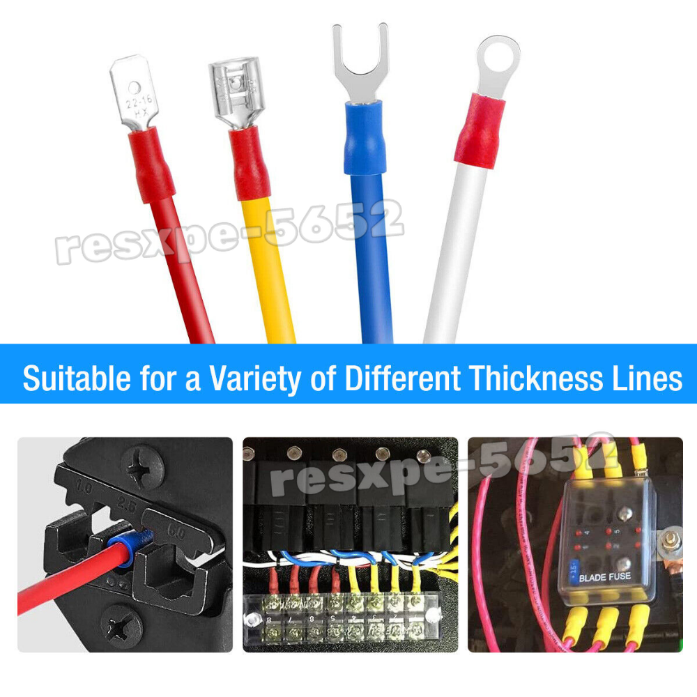 Gl Terminals Set 1200Pcs Assorted Insulated Electrical Wire Terminals Crimp Connectors ...