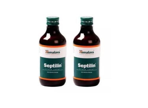 (Paquet de 2) Sirop de Septilin Himalaya (200 ml chacun) Antibiotique et... - 第 1/2 張圖片