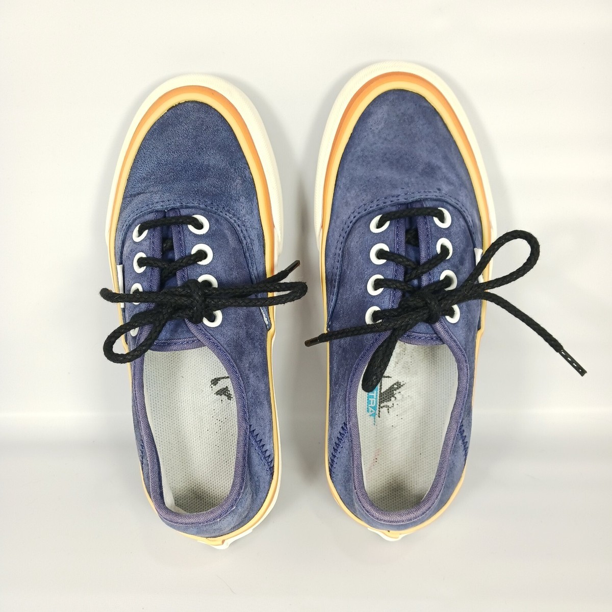 Vans‎ Old Skool Mens 8 Blue Athletic Skate Canvas Suede Shoes Sneakers 721278 Vans Old Skool Blue Skate Shoes Lace Up SZ | Mercari main image 2