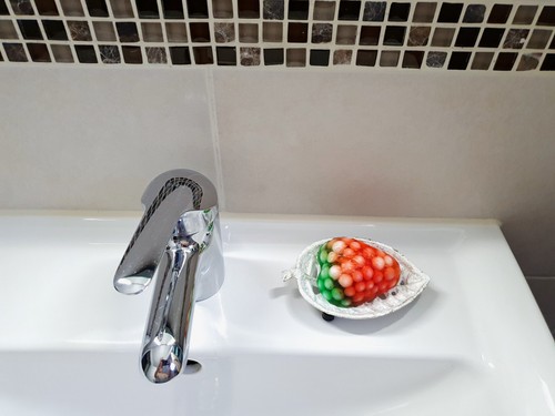 Seife Handgemacht ERDBEEREN mit SeifenKugeln Original Geschenk - Bild 12 von 14