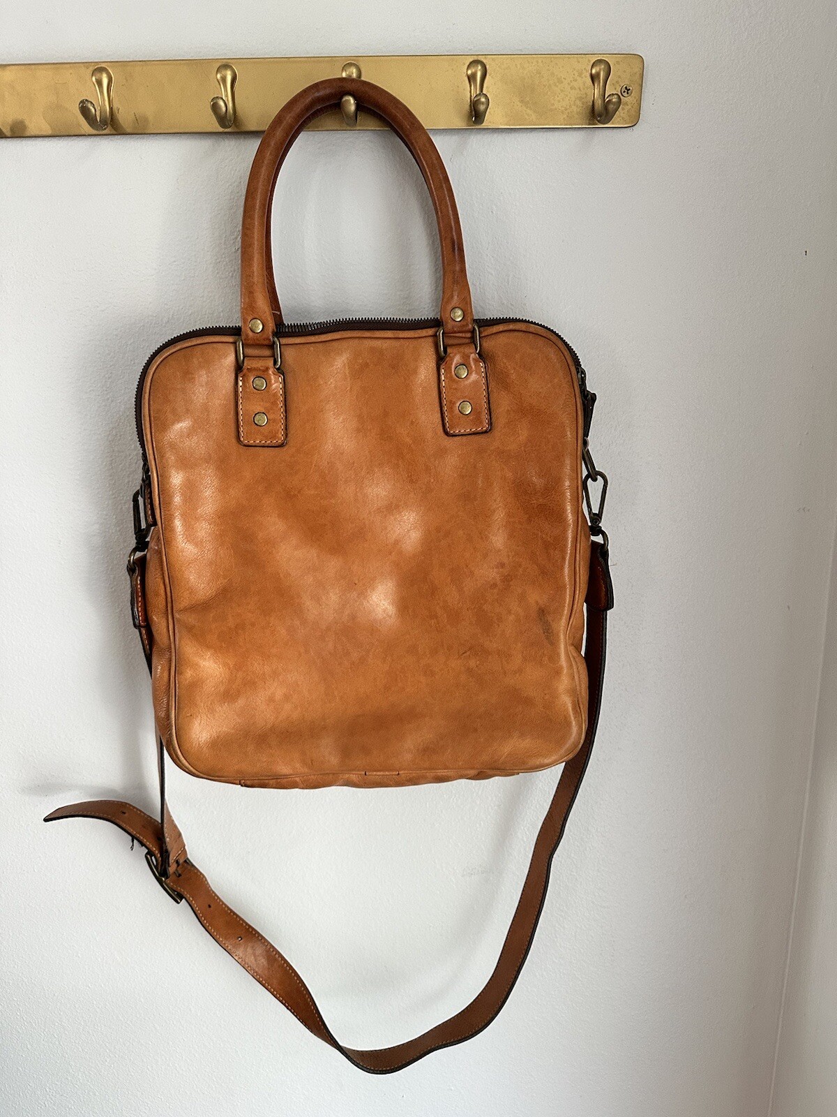 Moores and Giles Miller Leather Attaché Titan Milled Brown – Jar Hearts