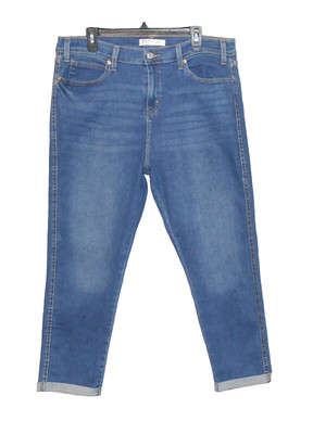 SIGNATURE LEVI'S HERITAGE BOYFRIEND - WOMEN'S 16 x 27'' CUFFED - VERY NICE  TX601