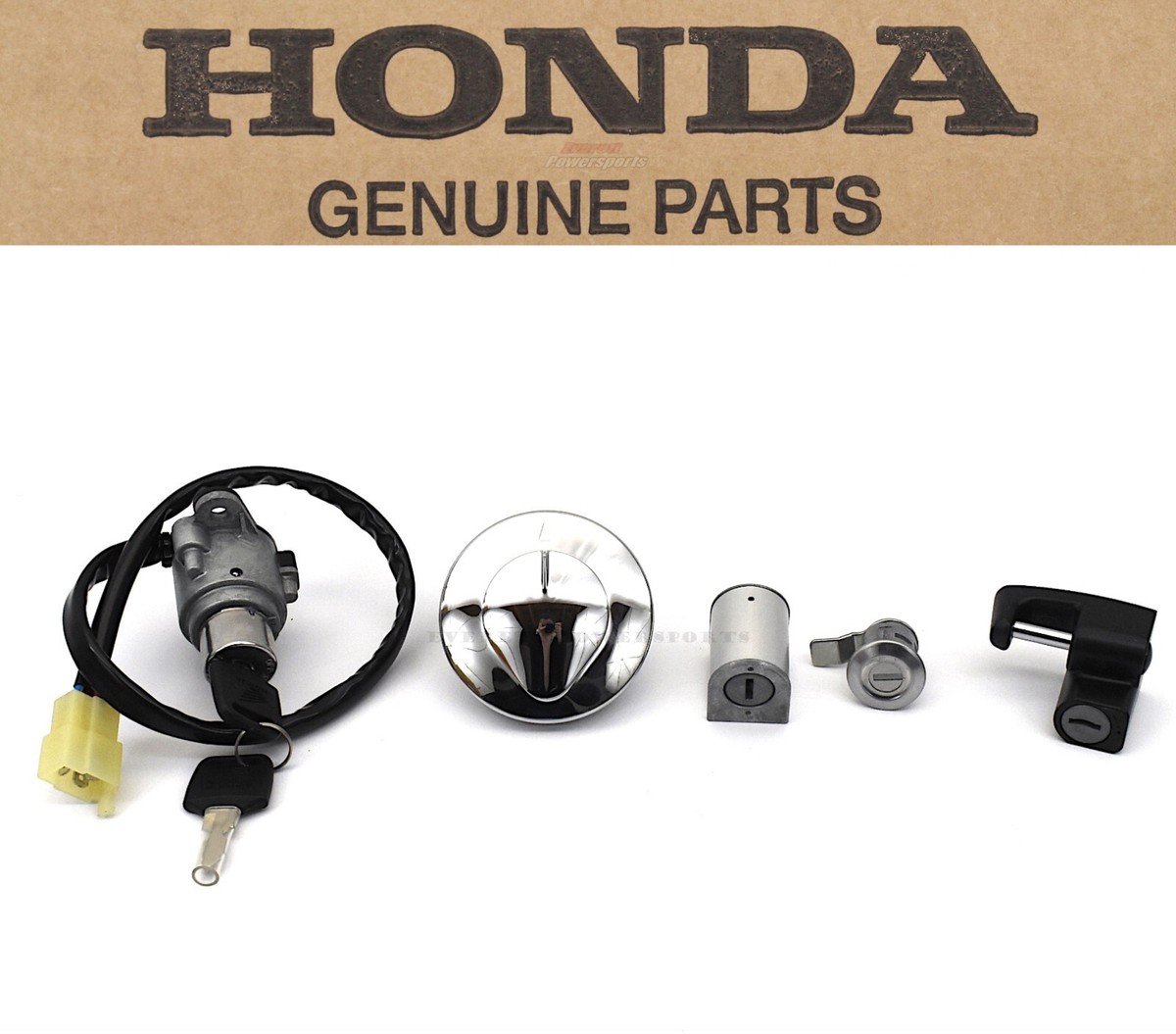 Ignition Switch Lock Set VT1100 C2 Sabre 00-07 OEM Honda Cap