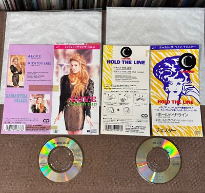 Bundle 2 SAMANTHA GILLES, CHESTER JAPAN 3'' CD PCDY-00043, S10Y1030 NO SNAP PACK