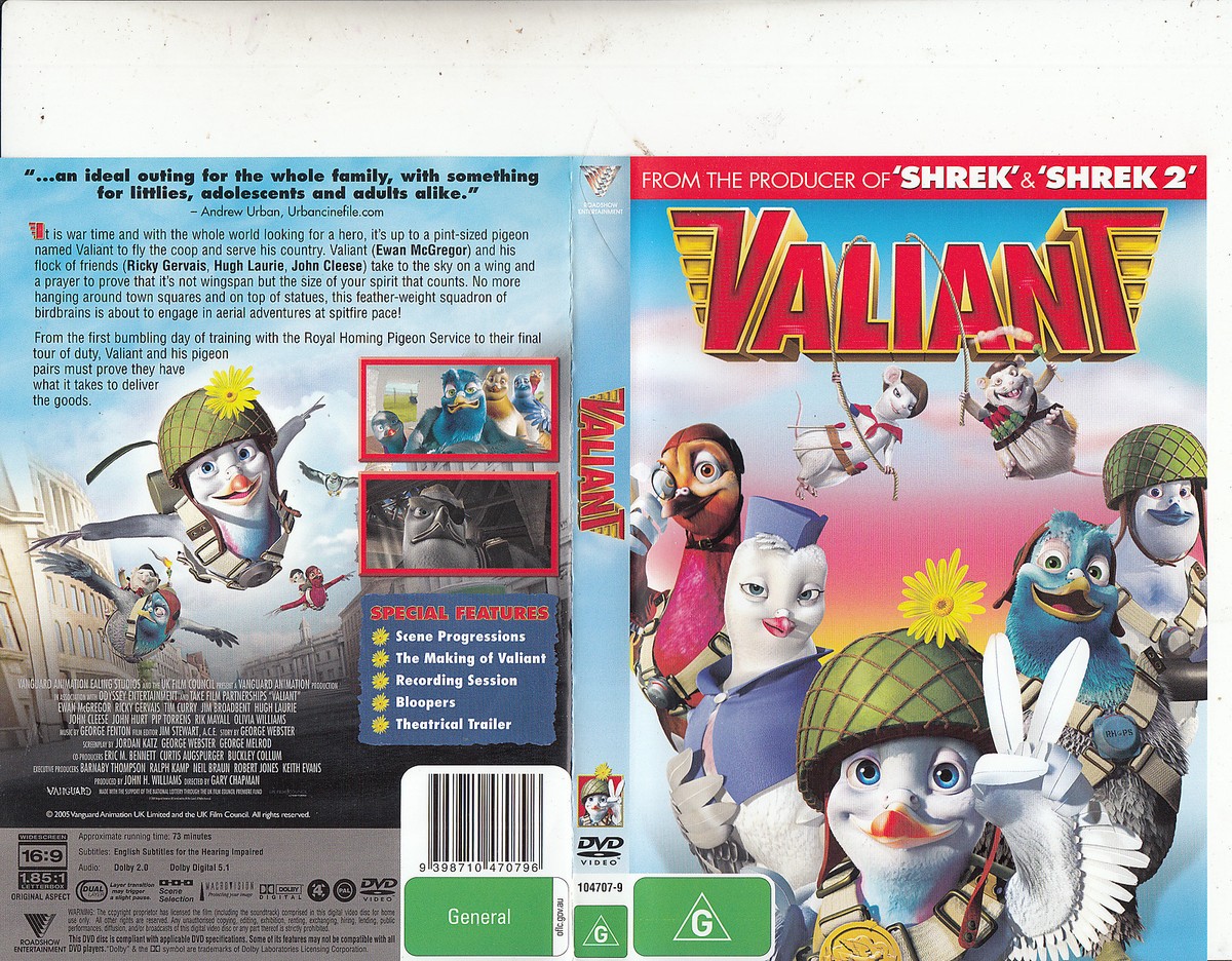 Valiant-2005-Animated-Movie-DVD | eBay UK