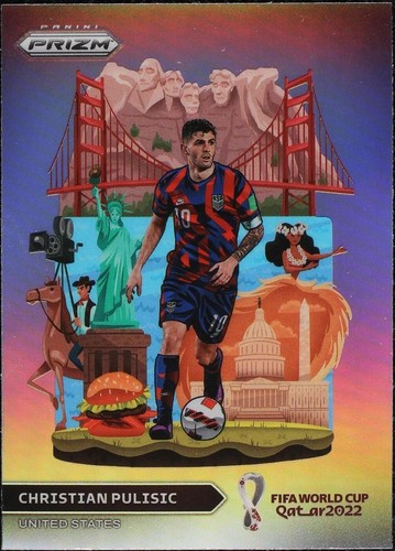 2022 Panini Prizm FIFA World Cup Qatar Christian Pulisic Manga PSA