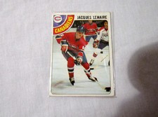 Vintage 1978 Hockey Jacques Lemaire Canadians Center Card!