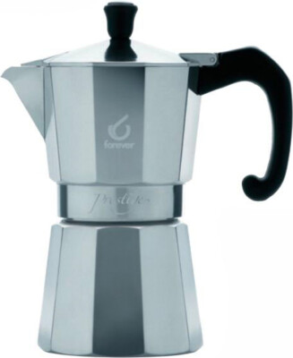 Kaufgut FRV290170 – Caffettiera Miss Moka Prestige New 120116 In Alluminio, Manico Avvitato - 5