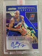 2019-20 Prizm Sensational Signatures Blue Shimmer Auto Charles Barkley! 🔥⭐️
