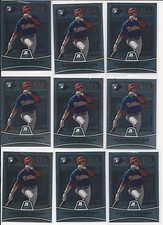 (9) 2010 Bowman Platinum Domonic Brown Rookie RC 9 Card Lot