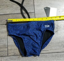 TYR Men's Durafast Elite Racer Brief Swimsuit Sz 26