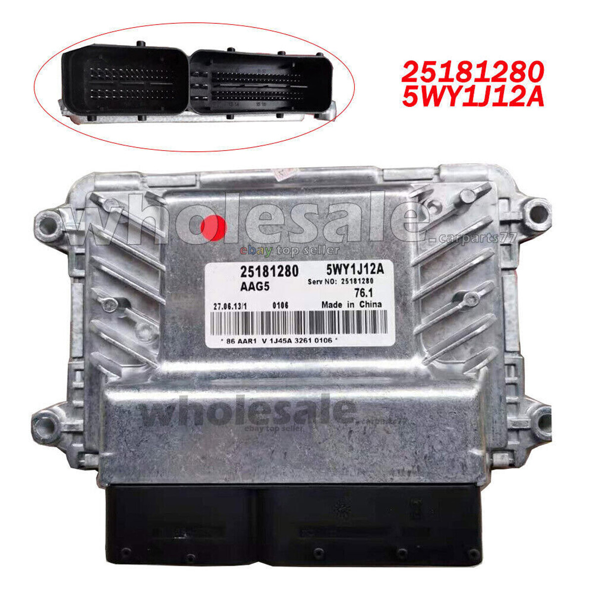 Computer Board Engine ecu 25181280 5wy1j12a for chevrolet cruze AUTO Computer Board Engine ecu 25181280 5wy1j12a for chevrolet cruze AUTO