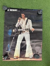 Elvis Presley 1935-1977 In Memory Poster On Stage Pro Arts Bob Skinner