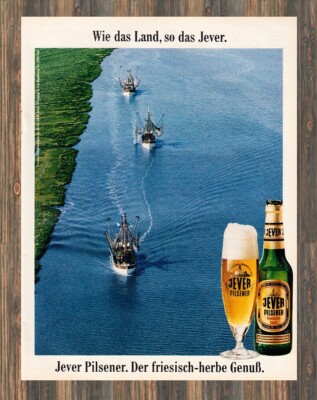 Jever Pilsener - Reklame Werbeanzeige Original-Werbung 1986 (1)