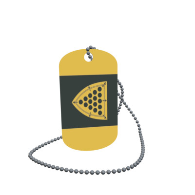 Dog Tag Flagge Fahne Cornwall City Ontario Erkennungsmarke Alu 30 x 50 mm