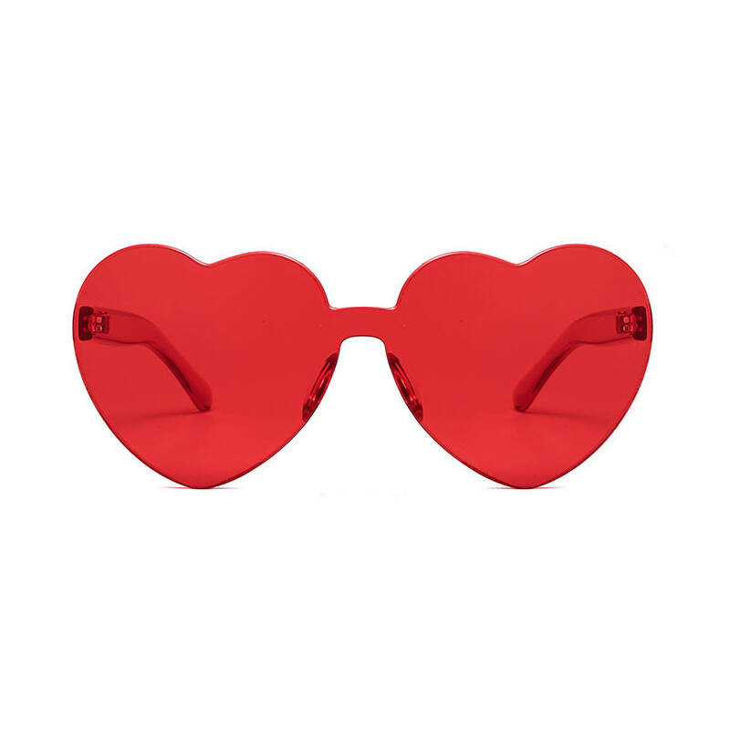 Transparent Heart Shaped Sunglasses Heart Sunglasses Transparent - Main Image