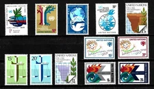 UNITED NATIONS NEW YORK SCOTT # 304-315, COMPLETE YEAR 1979 MNH SET OF 12 STAMPS