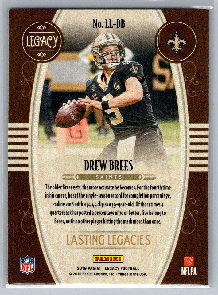 SCORE 2020 #IZ-DB Drew Brees In the Zone New Orleans Saints EUR 2,20