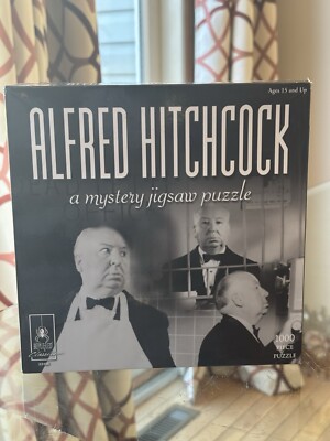 Classic Alfred Hitchcock Mystery Obsession Jigsaw Puzzle by Bepuzzled 1000 Piece